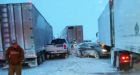 Reader photos capture carnage in Hwy 2 whiteout