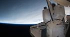 Shuttle Atlantis undocks from space station
