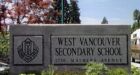 Bomb goes off in West Vancouver high school