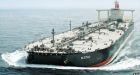 Japanese tanker damaged in a terror attack