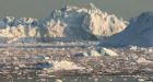 Huge ice sheet breaks from Greenland glacier
