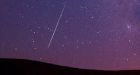 Perseid meteor shower peaking