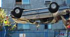 Car lifted from East Van construction pit