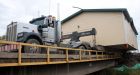 Inuvik-bound mosque teeters on bridge