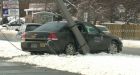 Storm dumps snow on Toronto region, clogging roads