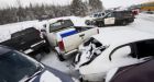 40-vehicle crash north of Toronto kills woman