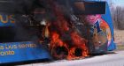 61 escape burning bus on Highway 401