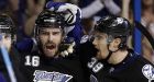 Lightning tie series with furious rally