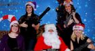 Forget Rudolph: Get your photo taken with Santa � and a grenade launcher