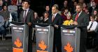 Federal NDP leader hopefuls take aim at Harper