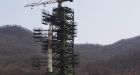 Firsthand look: North Korea rocket in place for lift-off