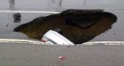 Ottawa sinkhole swallows car, but not driver