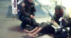 Homeless man who accepted boots from NYPD officer Lawrence DePrimo is barefoot again