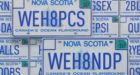Sex, swear words banned on N.S. licence plates