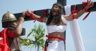 Bleeding for their beliefs, Filipino devotees reenact Crucifixion of Christ