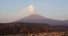 Volcano outside Mexico City still rumbling, spitting ash