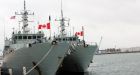 Canadian warship extinguishes minor engine room fire while bound for Halifax