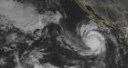 Hurricane Simon strengthens in Pacific, well off Baja California Peninsula