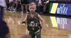 5-year-old basketball player suits up for Utah Jazz