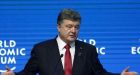 Russia has 9,000 troops on Ukrainian soil, Poroshenko tells Davos forum