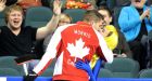 Team Canada skip John Morris plants one on superfan at Brier: