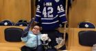 Maple Leafs grant wish for Garrett Gamble, 11, from Sask. First Nation