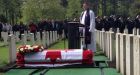 Pte. Albert Laubenstein laid to rest in Canadian War Cemetery 70 years after death