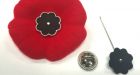 Remembrance Day poppy pin that won't fall off too commercial: legion HQ