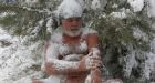 Russian swim club members crave an ice-water dip