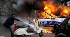 French police demonstrate against 'anti-cop hatred' only to see car torched in Paris