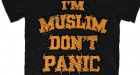 Iraqi migrant beaten for T-shirt saying 'I'm Muslim, don't panic'