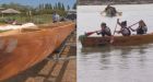 Musqueam Indian Band paddles 'journey canoe' made from 350-year-old cedar log