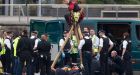 Black Lives Matter activists hail 'white privilege' as they walk free over airport protest