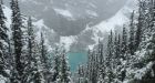 Snow arrives early west of Calgary in Banff, Lake Louise areas