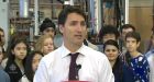 Trudeau greeted by heckles, jeers at youth labour forum